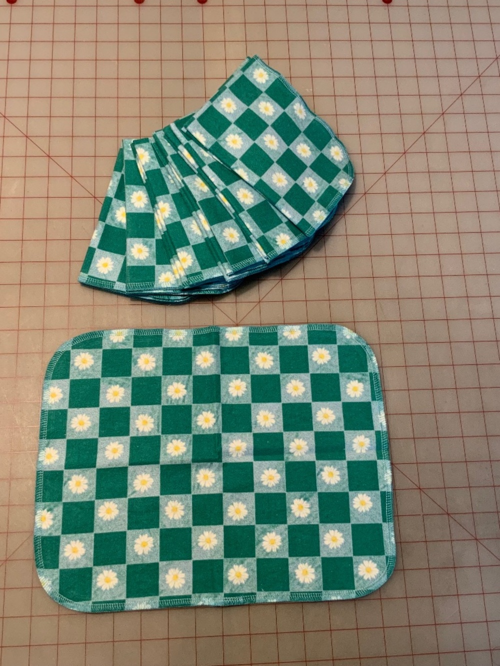 Eco-friendly Cloth “Paper” reusable paper towels. Size ~11” x 14”